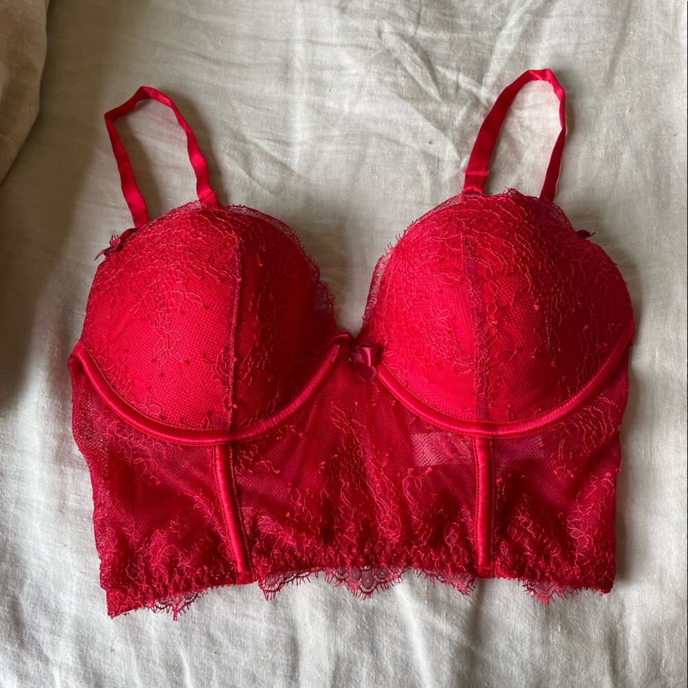 Victoria’s Secret Lace Longline Bra
